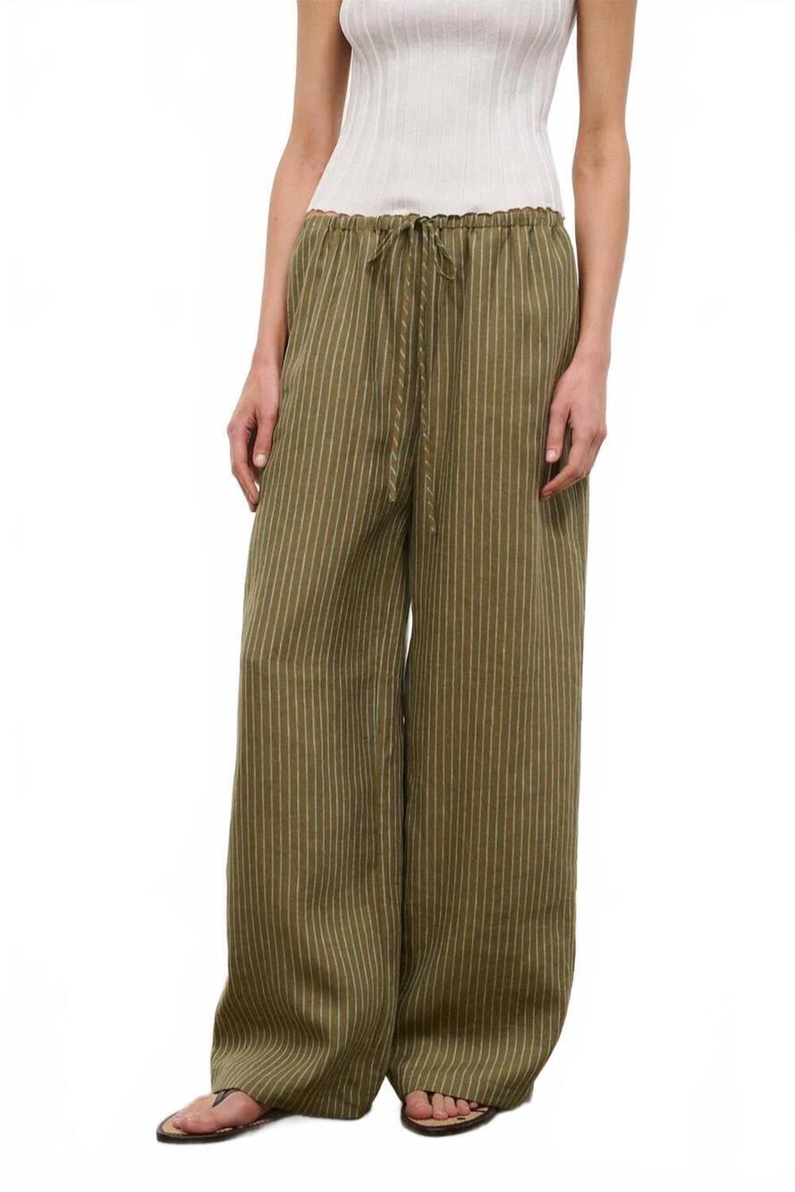 NEW STAUD mateo pants in porto stripe